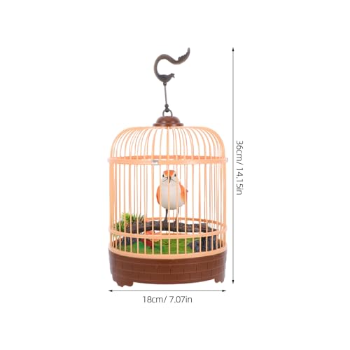 Cage à oiseaux voix SUPVOX interactive jouet sonore compact pour chambre d'enfant
