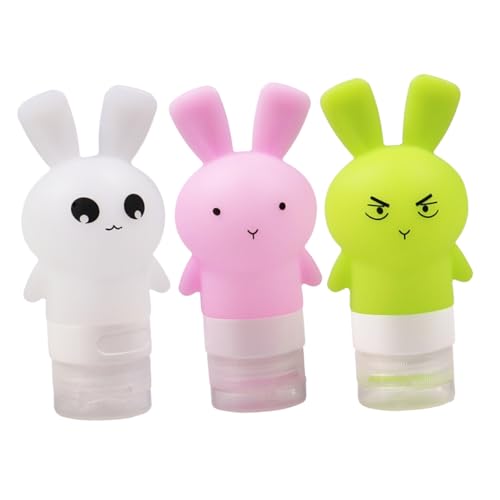 DEARMAMY 3 Botellas De Champú A Prueba De Fugas Contenedor para El Cuidado De La Piel Botella De Loción De Viaje Botella De Loción Exprimible Tubos De Loción Vacíos Tubo De Loción De