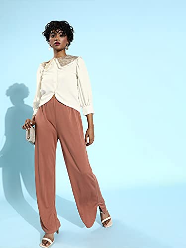 Image of Rare Women's Solid Regular Fit Blouse