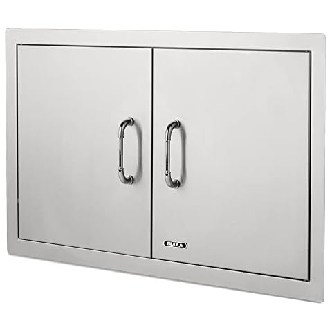 Bull Outdoor Products 33568 Stainless Steel Double Door Cover