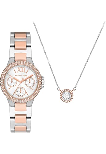 Michael Kors Orologio Quartz Multifunction Donna, misura cassa 33.00mm con