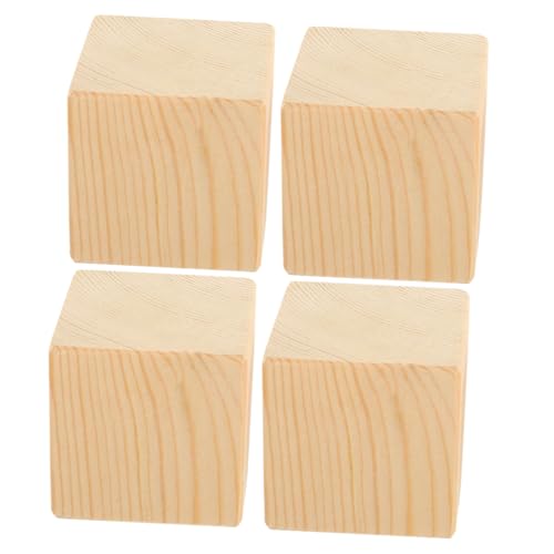 SEWACC 4 piezas Elevadores de Muebles de Madera Tacos para Patas de Cama y Sofás la Altura de Mesas y Sillas Estabilidad y Almacenamiento de Diseño Práctico y Antideslizante