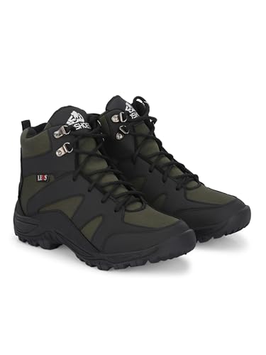Image of Leo Men's Waterproof Non-Slip Lightweight Outdoor Mid Top Ankle Boots For Men Boots For Men