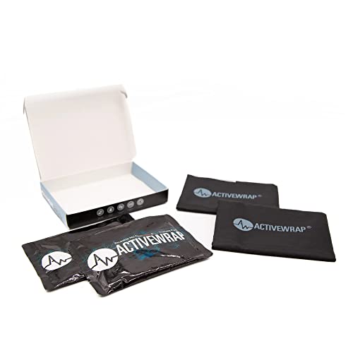 Activewrap - Ice Packs For Injuries Reusable Gel Packs, Hot Cold Packs For First Aid, Pain Management, Injury Recovery And More, 2-Piece Ice Packs With Dual Layer Pouches,  For Use With Activewrap Foot, Wrist,Elbow Ice Wraps. Small, 4.5 X 6.5 Inches #TOP6