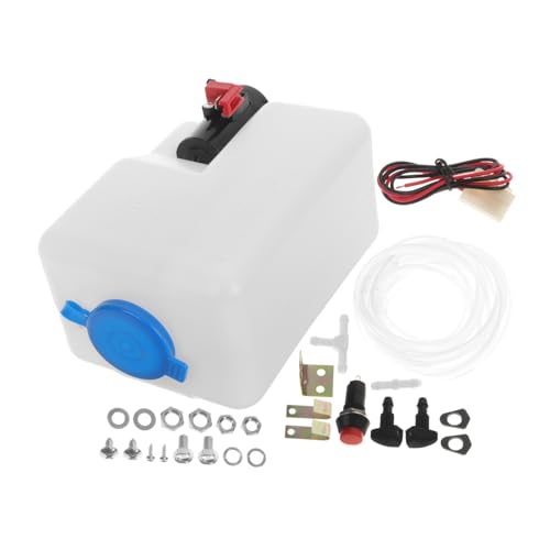 Holibanna 1Set Windshield Washer Reservoir Tank Kit Fluid Reservoir with Hose for Car Effortless Removal and Convenient Refilling Simple Installation