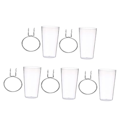 STOBAZA Pegboard Hook Cups 5 Sets Round Holders Home Organizer Material for Tools Hardware Garage Kitchen