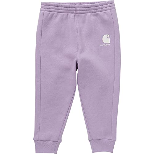 Image of Carhartt Baby Girls' Fleece Logo Sweatpant
