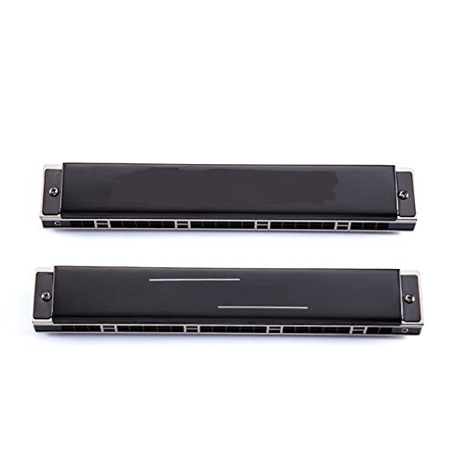 KIRANDIE 24 Trous Harmonica Professional Performance Organe Bouche à Bois Touche Musicale de C/D/E/F/G/A/B (Color : Deep… - Les Beatles, Paul McCartney, John Lennon, RIngo Starr, George Harrison KIRANDIE 24 Trous Harmonica Professional Performance Organe Bouche à Bois Touche Musicale de C/D/E/F/G/A/B (Color : Deep… – Image 4