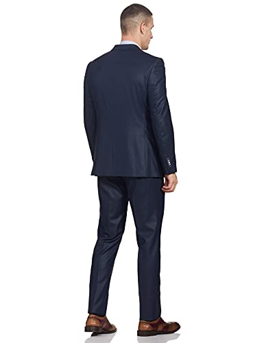 Image of Raymond Men's Wool Blend SB 2 BTN Peak Lapel-Cont FIT Suit-Dress Set
