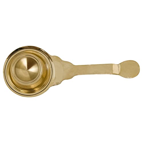 Kapoor | Karpoor Diya Deepam Burner Brass Karpuram Arati| Aarathi Stand for Dhoop Puja | Pooja Room Camphor Dani Holder for Your Mandir Home & Office Decoration Ganga-Karpoor-Stand, Medium - Image 4