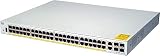 Cisco Catalyst 1000-48P-4G-L Network Switch, 48 Gigabit Ethernet PoE+ Ports, 370W PoE Budget, 4 1G S