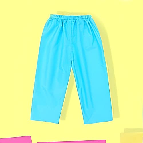 Toddler Boys Girls Rain Pants Solid Color Raining Day Rainwear Kids Raincoat Lightweight Mudproof Rainsuit2