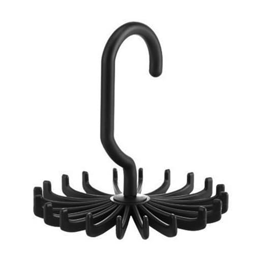 Corbbero Rotatif - Support De Support Suspendu pour La Garde-Robe, Crochets À Crochets avec Courroie Rotative À 360 ° pour Le Stockage dans Les Armoires, Les Cravates, Les Foulards