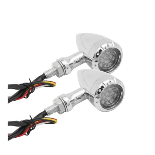 Clignotants moto universels 12V feux arrière LED indicateur 10mm