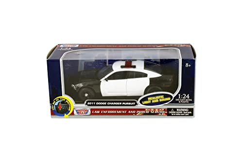 Modelo Dodge Charger Pursuit Motor Max 1:24 miniatura 3