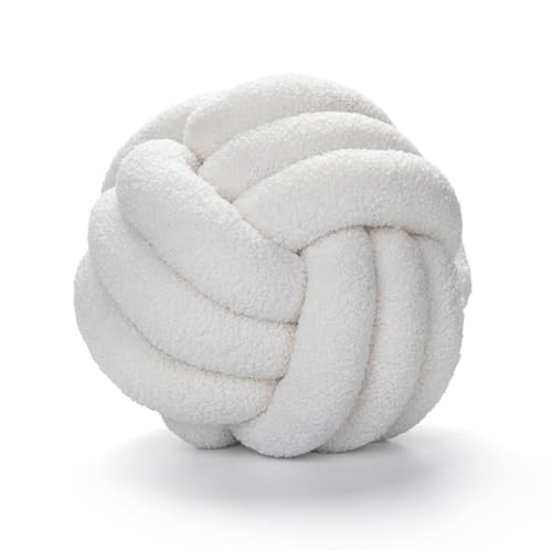 ChongKuan Knotenkissen & Knoten Deko - 22 Farben & 4 Größen - Aesthetic Kissen Ball Für Stilvolle Wohnaccessoires Und Moderne Deko-Ideen (Durchmesser 28CM,2)