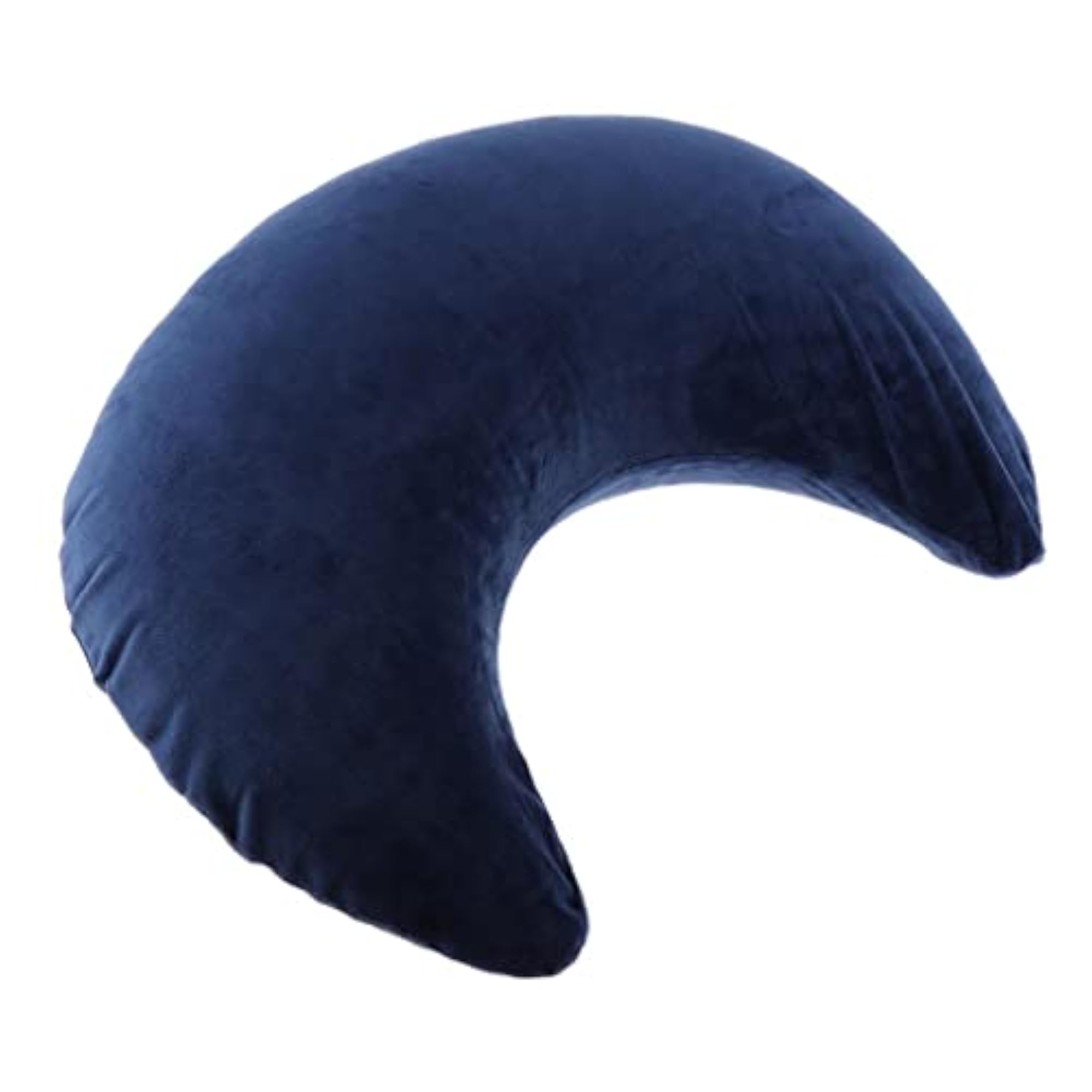 Portable Compact Inflatable U Shaped Air Pillow, Blue