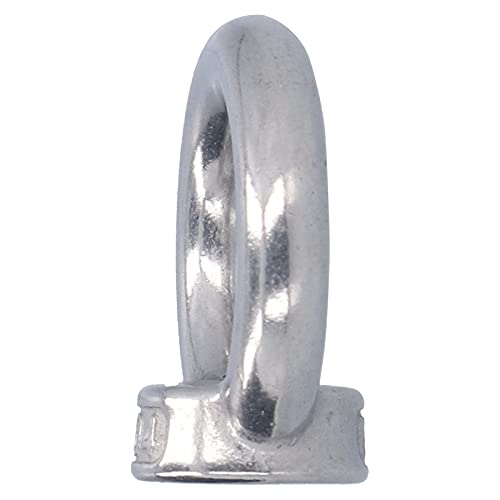 Fafeicy 10 Stück M3 Edelstahl Ringmutter, Hubmutter, Schwerlast-Ringschrauben für Marine, Maschinenbaukrane, Metallurgie, Eisenbahnverladung (M3)