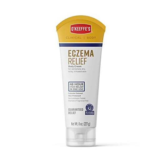 O'Keeffe's Eczema Relief Skin Protectant Body Cream, 8 Ounce Tube