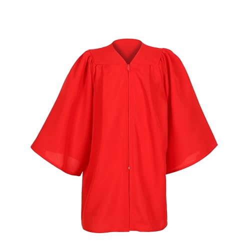 Image of Matte Kindergarten Preschool Graduation Gown and Cap Set with Year Tassel for Kids