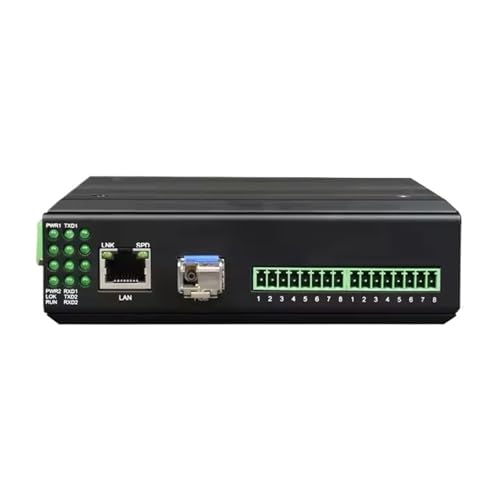 COXXRKI Industrial-Grade 2/4/8 Channel RS232/422/485 to Ethernet Converter Serial to IP UDP