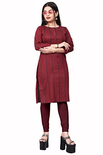 Image of Women's Pure Cotton A-line Kurti
