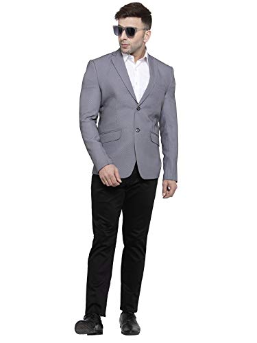 Image of WINTAGE Men's Polyester Cotton Festive and Casual Blazer Coat Jacket