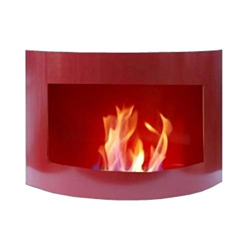 Bio Ethanol Cheminee Sahara - Choisissez parmi 5 couleurs (Rouge) Cover