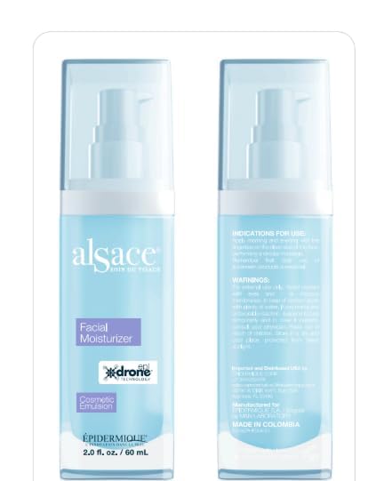 EPIDERMIQUE Hydrating Face Moisturizer | Hyaluronic Acid Moisturizer Face Cream with Dron X50 Hyalufiller | Daily Moisturizer for Dry Skin | Lightweight Firming & Hydrating Face Cream | - 2 fl oz