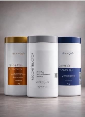 Kit Cronograma Capilar Completo – Hidratação, Nutrição e Reconstrução Profissional