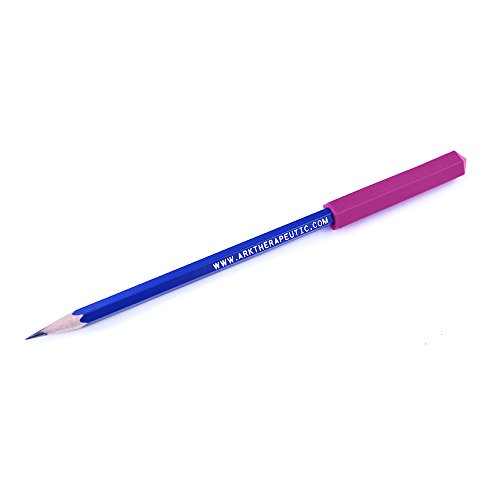 Ark's Krypto-Bite Pencil Topper Chewable Tubes - Made In Usa (3 Pack Of Soft For Mild Chewing, Magenta) #TOP1