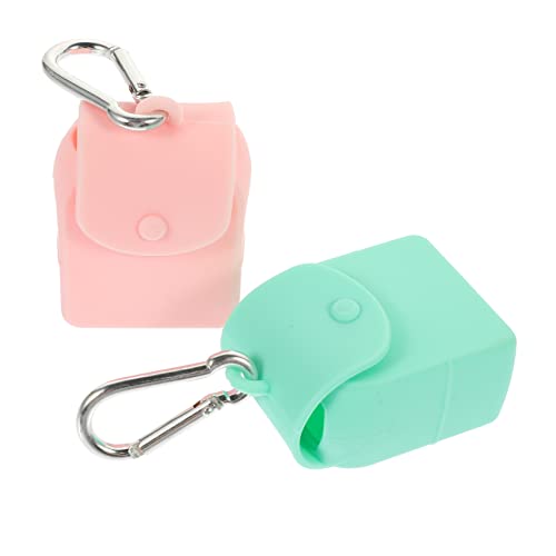 FOMIYES Silicone Coin Coin Bag Small Pouch Keychain Cute Practical Storage Packet