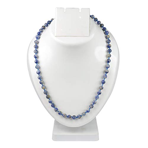 Image of Reiki Crystal Products Natural Reiki Feng-Shui Mala Necklace 6 mm Crystal Stone 108 Bead Jaap Mala for Men and Women