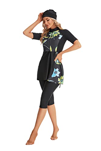 Image of Sizeable Swimwear Women's Surfwear Short Sleeve Swimsuit Girls' Swimwear Beachwear