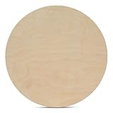 Wood Circles 20 inch 1/2 inch Thick, Unfinished Birch Plaques, Pack of 1 20 inch Wooden Circle for Crafts and Blank Sign Rounds, by Woodpeckers