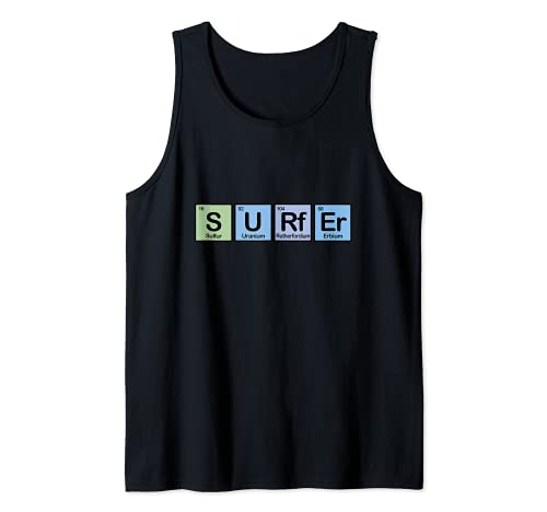 Surfer Made of Elements | Surfing Gift Idea Tank Top