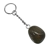 KRIO - schöner Heliotrop / Blutjaspis Handschmeichler als Schlüsselanhänger