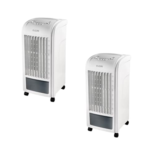 Kit 02 Climatizador De Ar Frio Elgin Smart 3,5 Litros 110v