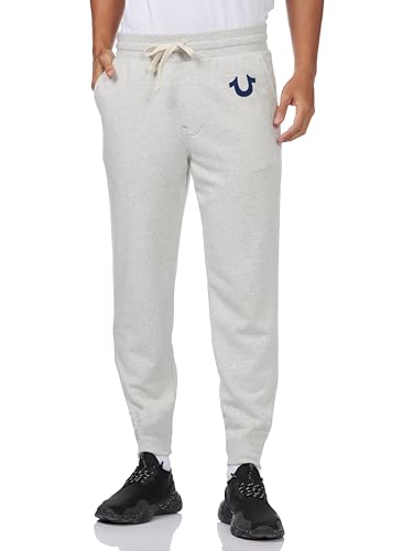 True Religion Herren Jogginghose mit Klassischem Logo Trainingshose,...