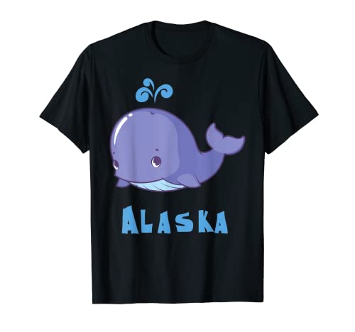 Estados Unidos avistamiento de ballenas Alaska regalo hombres mujeres niños Camiseta