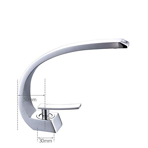 Lavabo de salle de bain en cuivre avec mitigeur eau chaude froide pour rénovation chic