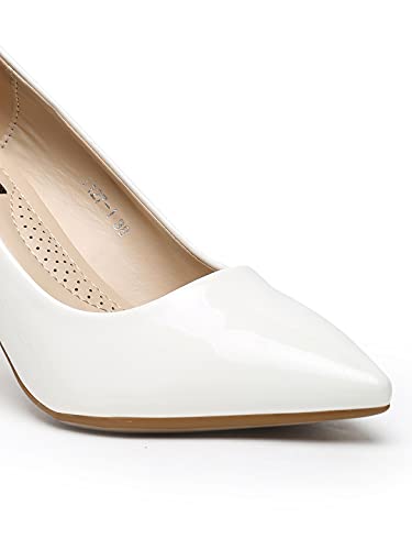 Image of Flat n Heels Womens Beige Pumps FnH 1127-1-BG