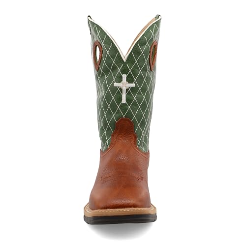 Image of Twisted X Men's 6 inch Work Oblique Toe Boot with CellSole comfort footbed