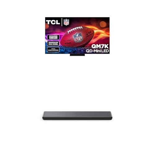 Image of TCL 65-Inch QM7K QLED 4K Smart QD-Mini LED TV with Google TV (65QM7K, 2025 Model) + S45H S Class 2.0 Channel Sound Bar with Dolby Atmos