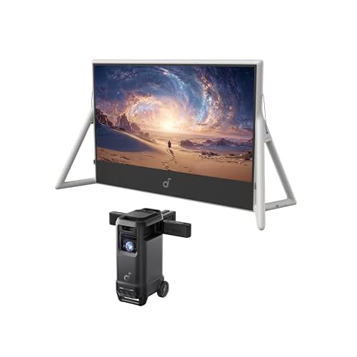 soundcore Nebula X1 Pro Mobile Theater: 4K Triple Laser Projector with 200" Silent Inflatable Screen, 3500 ANSI Lumens, 7.1.4 Dolby Atmos, 56000:1 Con