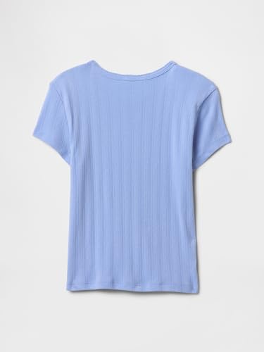 Image of Gap Girls' Short Sleeve Ribbed Tee