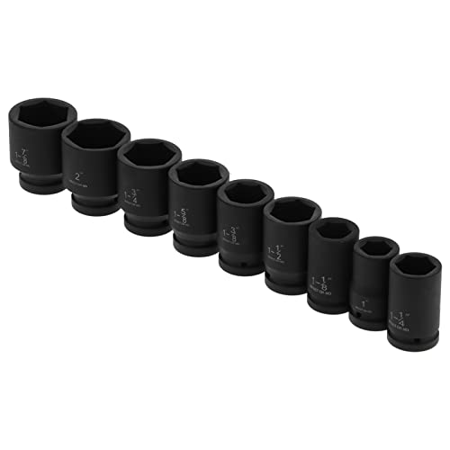 Karlak 9pcs impact sleet à socket ensemble d'outil de main portable pour dépannage de voiture