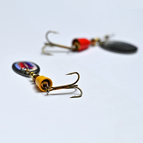 Bass Spinner Baits,30 Pcs Fishing Lures Spinner Baits,Spinner Baits For Bass Fishing,Trout Salmon Hard Metal Spinnerbaits With Portable Box #TOP7