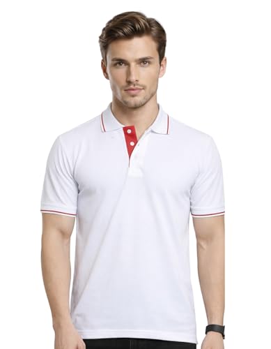 Image of Scott International Cotton Polo T Shirt | Collar Tshirts | Half Sleeves Plain T Shirt | T-Shirt |Tshirt for Men Stylish | Men's Tshirt
