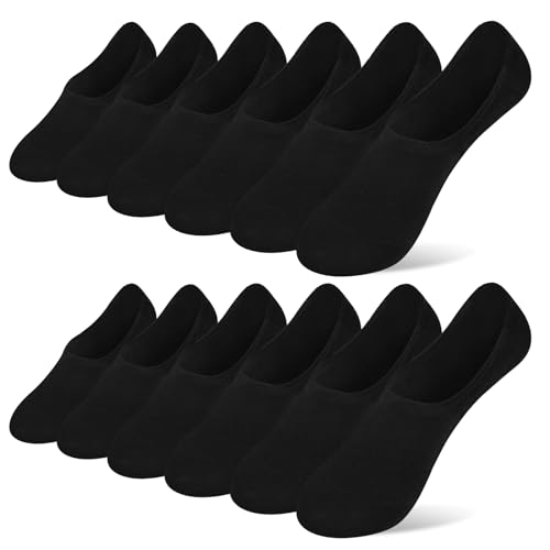 Ordenado Women's No Show Socks 6-9 Pairs Casual Thin Non Slip Flat Boat Line No Show Socks